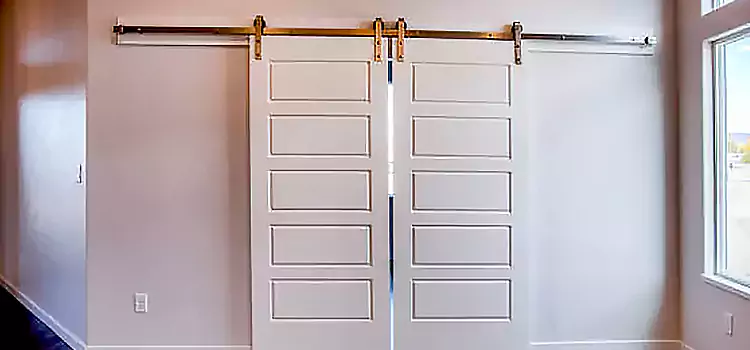 Glass Barn Door with Installation Hardware Kit Yorkville