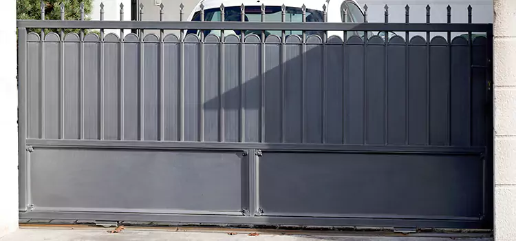 Metal Driveway Gate Installation Yorkville